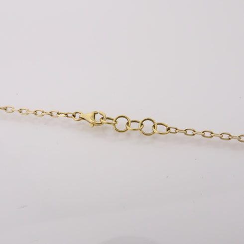 JEWELRY Emerald Necklace Accessories 18K Yellow Gold