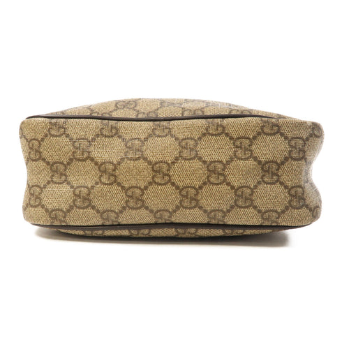 GUCCI GG GHW Shoulder Bag Crossbody Coated Canvas Brown