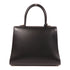 Delvaux GHW Brillant MM 2 Way Shoulder Bag Calfskin Leather Black