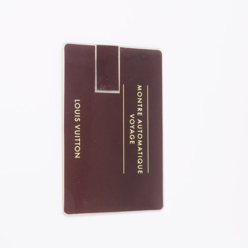 LOUIS VUITTON LV Voyager GMT Automatic Watch Q7D311 Stainless Steel Silver