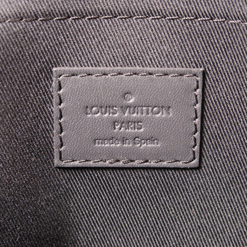 LOUIS VUITTON LV Pochette Discovery Clutch Bag M62903 Monogram Shadow Black