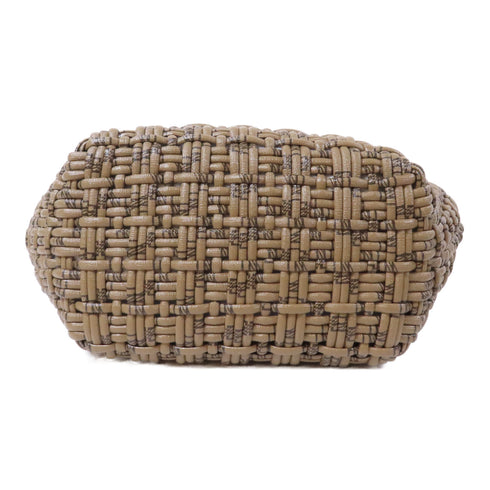 BALENCIAGA GHW Bale Bistro 2Way Shoulder Bag Coated Canvas Brown