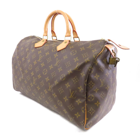 LOUIS VUITTON LV GHW Speedy 40 Handbag Boston Bag M41522 Monogram Brown v1