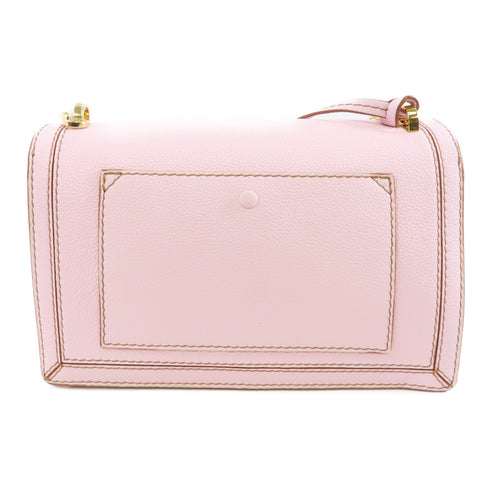 LOEWE GHW Barcelona Bag Shoulder Bag Calfskin Leather Pink