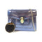 BVLGARI SHW Serpenti Forever Shoulder Bag Patent Leather Blue