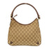 GUCCI GG GHW Abbey Shoulder Bag 130738 Canvas Brown
