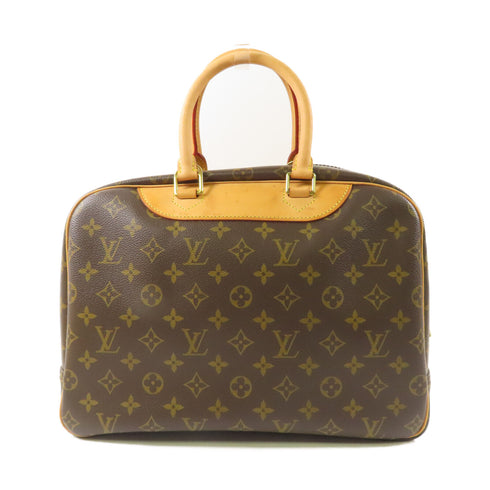 LOUIS VUITTON LV GHW Deauville Handbag M47270 Monogram Brown v3