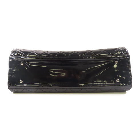 CHANEL CC SHW Shoulder Tote Bag Patent Leather