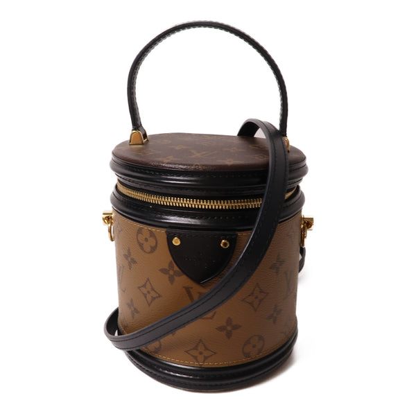 LOUIS VUITTON LV GHW Cannes 2Way Shoulder Bag Monogram Reverse M43986 Brown