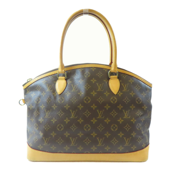 LOUIS VUITTON LV GHW Lockit Horizontal Shoulder Handbag M40104 Monogram Brown