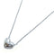 TIFFANY&CO 3P Diamond Heart Necklace PT950 Platinum