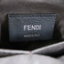 FENDI SHW Back to School 2 Way Backpack Handbag 8BZ042 Calfskin Leather Black