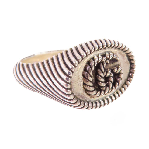GUCCI GG Ring GG size#15 US#7 Ring 925 Sterling Silver