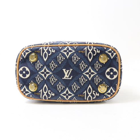 LOUIS VUITTON GHW Since 1854 Vanity Case 2 Way Bag M57403 Monogram Jacquard Blue