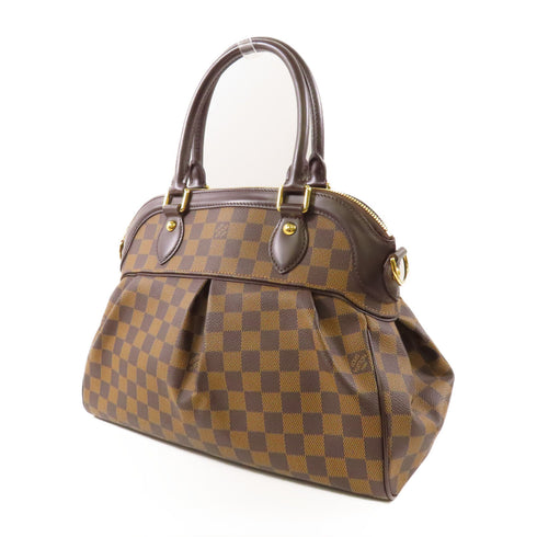 LOUIS VUITTON LV GHW Trevi PM 2 Way Shoulder Bag N51997 Damier Brown