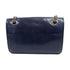 Miu Miu SHW Chain Shoulder Bag Calfskin Leather 5BD015 Navy Blue