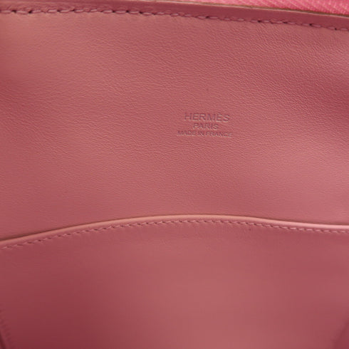 HERMES PHW Bolide 1923 2 Way Bag Epsom Leather x9 Mauve Sylvestre
