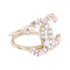 CHANEL CC Ring US#6.75 C20K Metal PVC