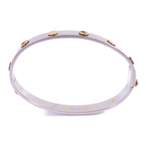 GUCCI GG Bangle #17 Stainless Steel Gold