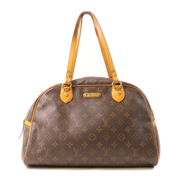 LOUIS VUITTON LV GHW Montorgueil Shoulder Bag M95566 Monogram Brown v1