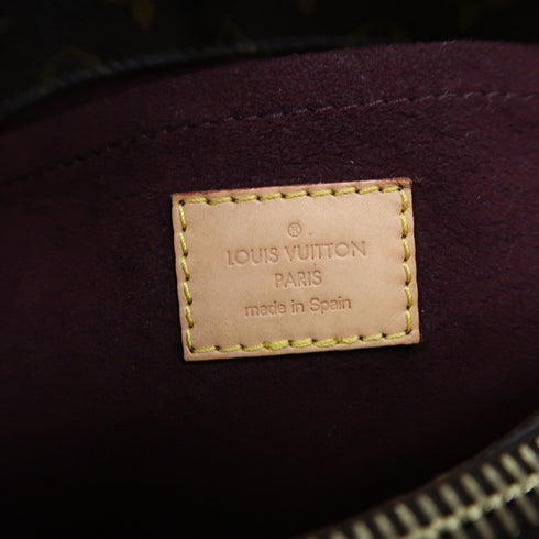 LOUIS VUITTON LV GHW Montaigne MM 2 Way Bag Handbag M41056 Monogram Brown v1