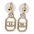 CHANEL CC Earrings Accessories Metal Gold v2