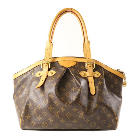 LOUIS VUITTON LV GHW Tivoli GM Shoulder Bag M40144 Monogram Brown v1