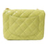 CHANEL Quilted CC GHW Chain Shoulder Bag AS3738 Lambskin Leather Green