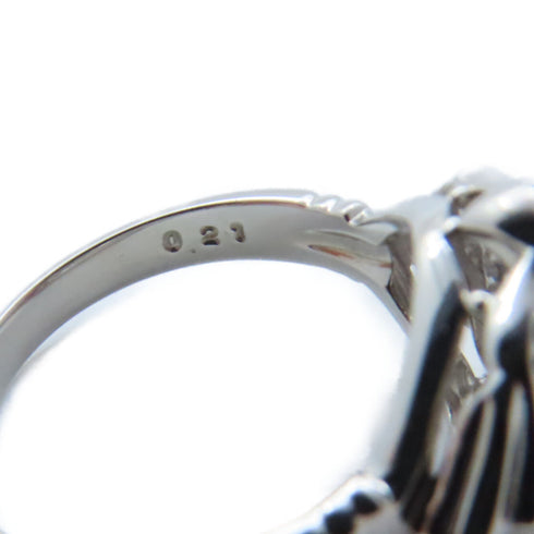 JEWELRY Ruby Ring 0.21ct/3.9g PT900 Platinum US#5.75 Silver/Pink