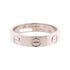 CARTIER Mini Love Ring Cartier#47 US#3.75 18K White Gold