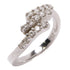 JEWELRY Diamond Ring 18K White Gold US#3.5