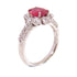 FINE JEWELRY 1.87ct Ruby 1.24ct Diamond Ring PT900 Platinum US#6.5