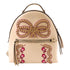FENDI SHW Backpack Rucksack 8BZ038 Lambskin Leather Beige