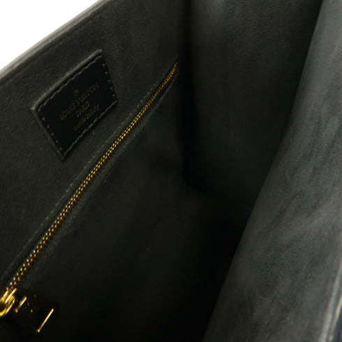 LOUIS VUITTON LV GHW Sac Plat BB 2 Way Shoulder Bag Handbag M20958 Epi Black v1