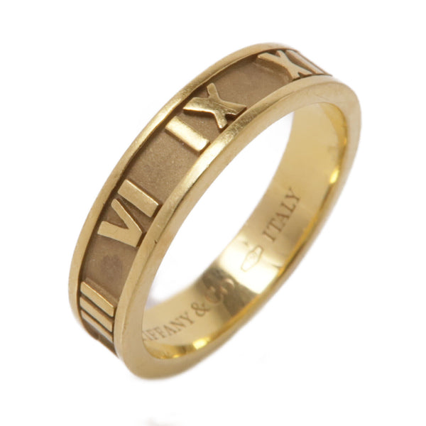 TIFFANY&CO Atlas Ring US#5.5 18K Yellow Gold