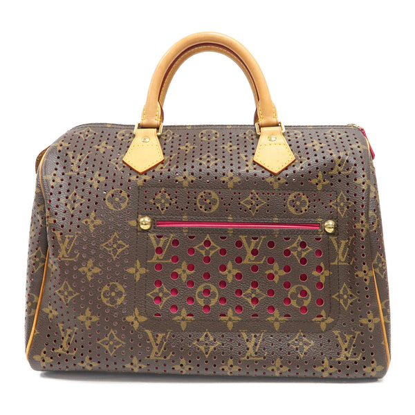 LOUIS VUITTON LV GHW Perfo Speedy 30 Handbag M95180 Monogram Brown