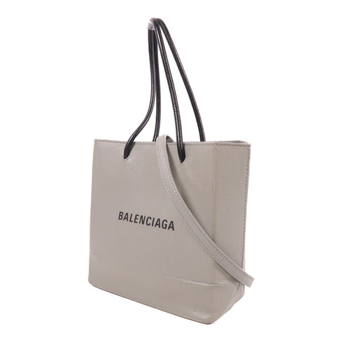BALENCIAGA SHW 2 Way Bag 597858.1160 Calfskin Leather Grey