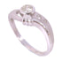 Fine Jewelry Diamond Ring US#6 18K White Gold