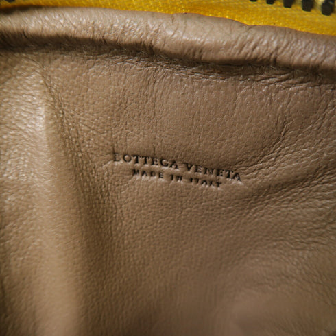 BOTTEGA VENETA BV Coin Case Intrecciato Leather Yellow