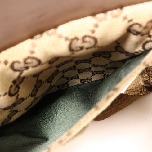 GUCCI GG SHW Waist Bag 28566 Canvas Brown v1