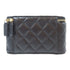 CHANEL Quilted CC GHW Charms Vanity Case Shoulder AP1341 Lambskin Leather Black