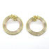 CARTIER Trinity Earrings 18 K Yellow White Pink Gold