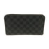 LOUIS VUITTON LV SHW Zippy Organizer Wallet N60111 Damier Graphite Black Gray