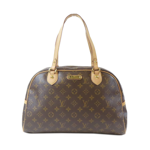LOUIS VUITTON LV GHW Montorgueil PM Hand Bag M95565 Monogram Brown