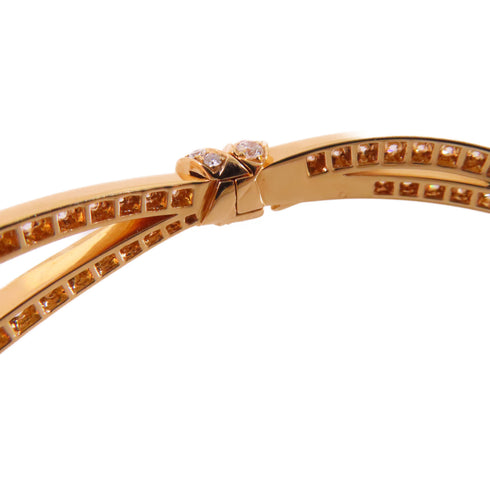 Chaumet Diamond Bracelet Bangle 18K Rose Gold