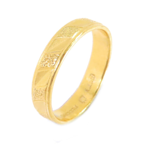 Jewelry Gold Ring US#4 24K Yellow Gold