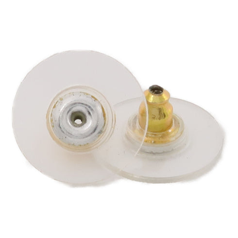 CHANEL CC Earrings F20/C PVC Pink Gold