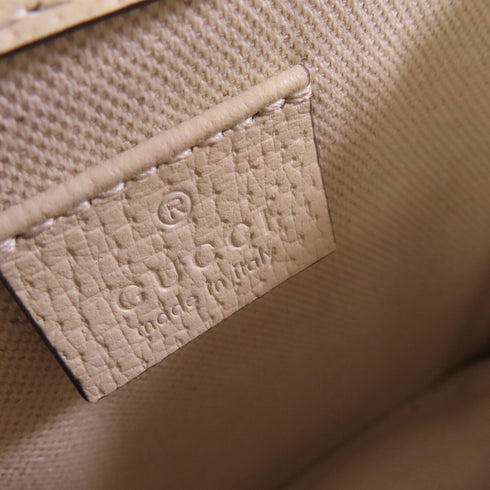 GUCCI GG SHW Dionysus Mini Shoulder Bag Calfskin Leather 421970 White