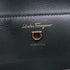 Salvatore Ferragamo GHW Trifolio 2Way Shoulder Bag Calfskin Leather Dark Green