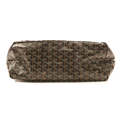 GOYARD Shoulder Tote Bag Coated Canvas Black